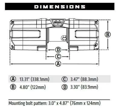 Лебедка WARN ATV AXON 35-S